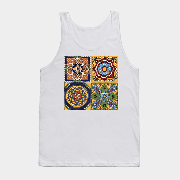 Talavera Four Square Tank Top by kschowe